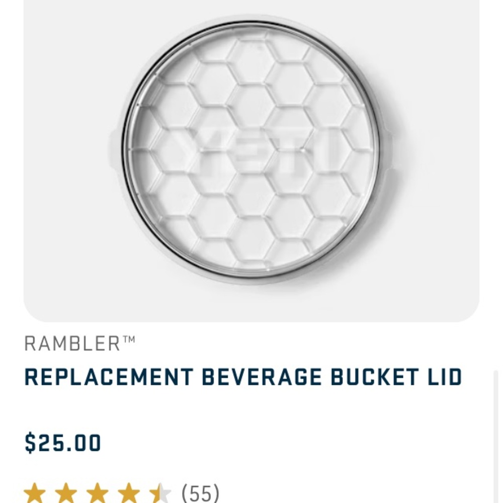 Yeti Rambler Beverage Bucket Lid